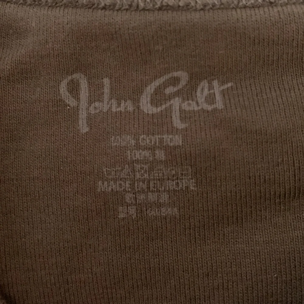 brandy melville, john galt brown cowgirl cropped shirt - Picture 2 of 3